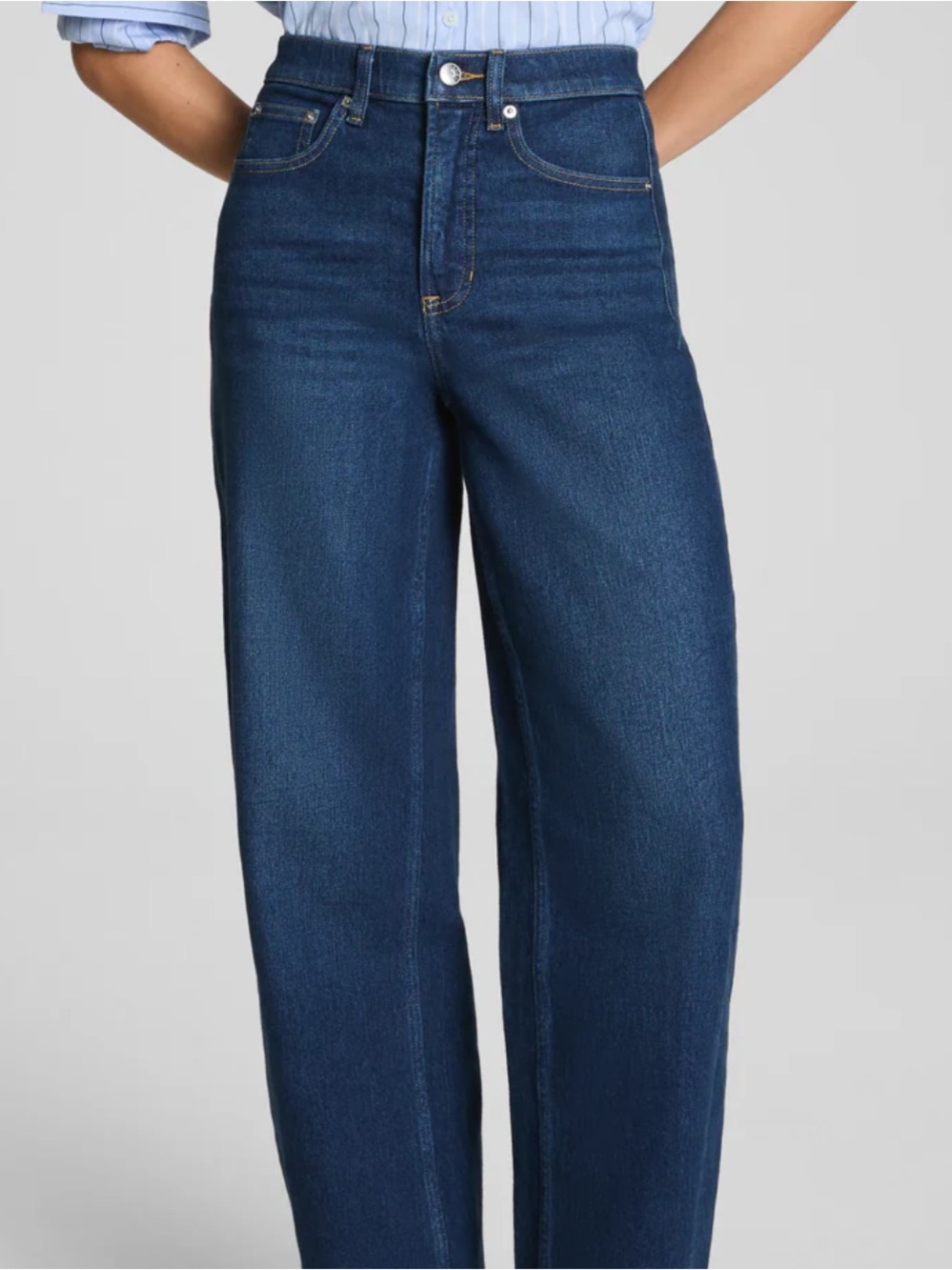 Spanx Barrel Jean Raw Hem